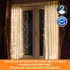 HXWEIYE Short Curtain Lights for Small Window, 3.3x5Ft USB Plug