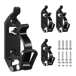 BCENG Pack of 4 Shovel Holder for Roof Rack, Shovel Holder, Lockable Axe Holder, Wall Mounting Brackets for Trucks, Cars, Boats, Tools, Tension Lock