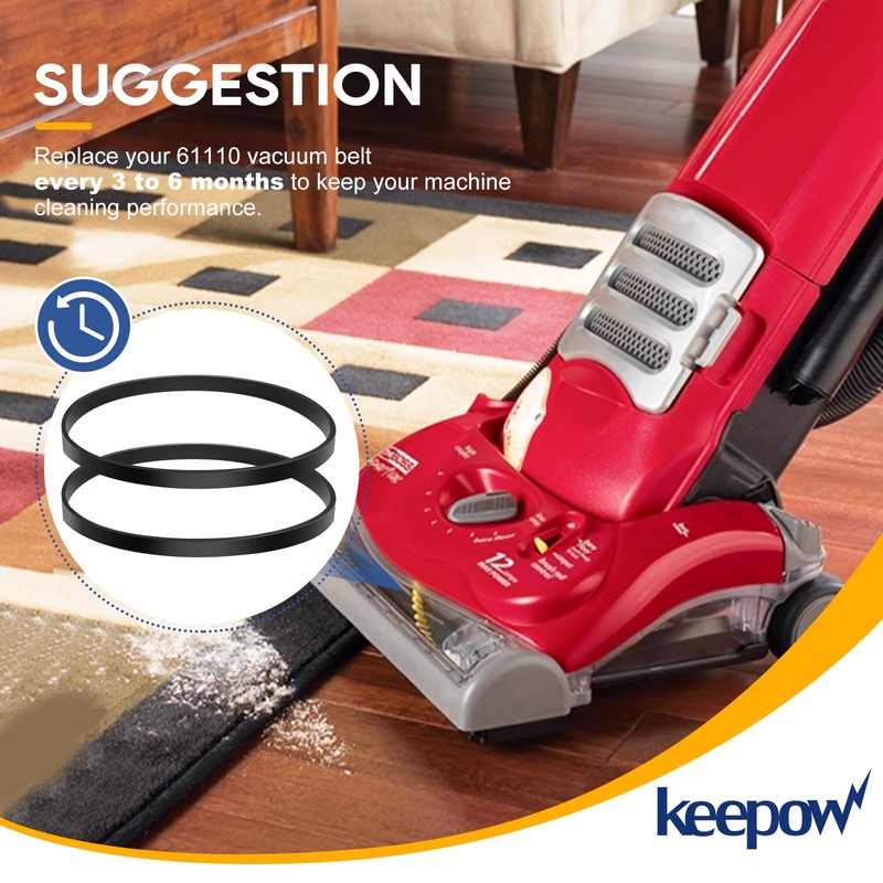 KEEPOW Style R Replacement Belt for Eureka 4870 4872 4874