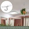 2 Pcs Ceiling Light Hook, Metal light hooks, 70mm Heavy