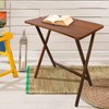 American Trails Arizona Folding Table with Solid American Hardwood -
