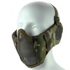 MILQUEST Airsoft Mask Face Mask with Ear Protection Mesh Face