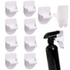 TOPZEA 10 Pack Spray Bottle Holder Wall Mount, Adhesive Hooks