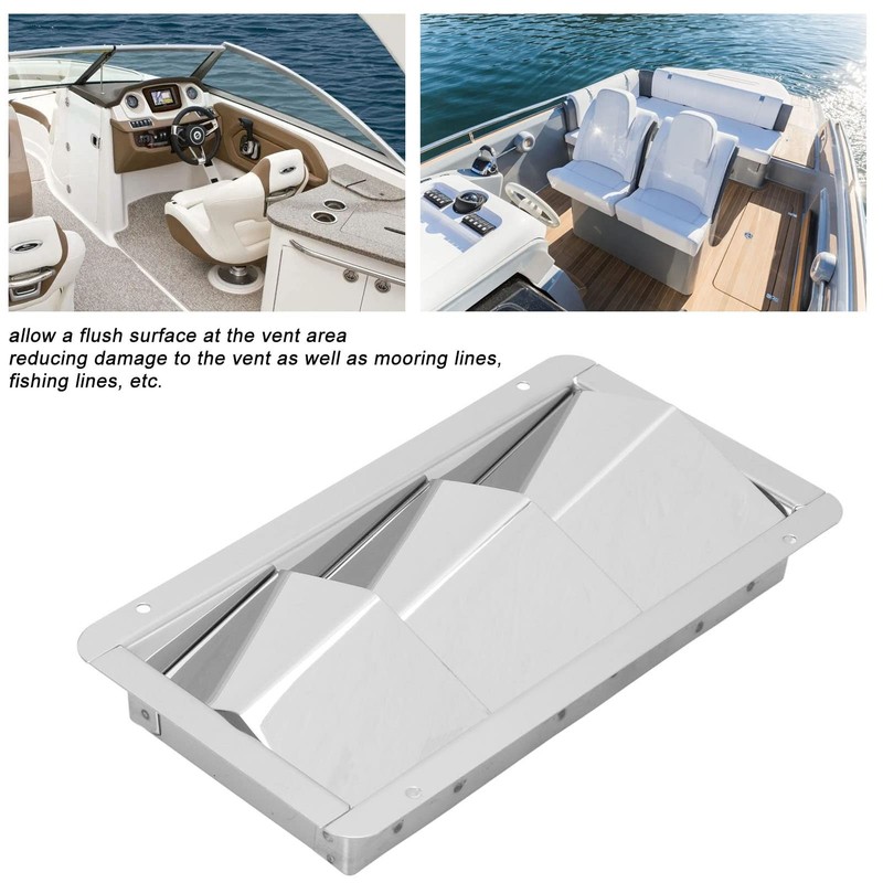 1 Pair 210 x 110 mm Marine Vent Covers, 3