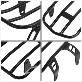 TCMT Black Rear Solo Luggage Rack Fit for Indian Scout Bobber Sixty/Twenty 2018-2024