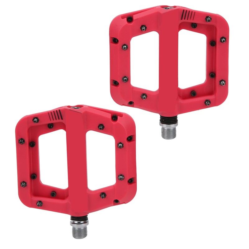 Enlee 2pcs Mountain Bike Pedals NonSlip Nylon Fiber Lightweight Bicycle