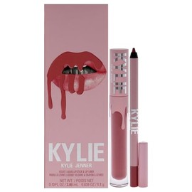 Kylie Cosmetics Velvet Lip Kit - 305 Harmony for Women - 2 lápices labiales líquidos de terciopelo de 0.10 onzas, delineador de labios de 0.03 onzas