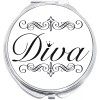 NewCharms Diva Compact with Mirrors - Perfect for your Pocket