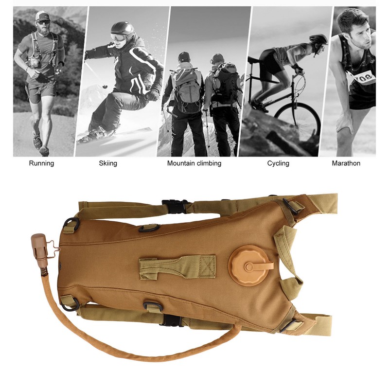 Hydration Backpack Pack Waterproof Oxford Cloth Lightweight Hands Free 3L