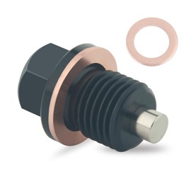 14 * 1.5 Magnetic Aluminum Oil pan Drain Plug for Hyundai Acura Kia Neodymium Magnet Aluminum Bolt