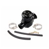 25mm Car Dual Ports Adjustable Turbo Blow Off Valve Fake Dump BOV Sound Simulator Kit Black