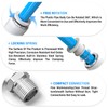 TAILONZ PNEUMATIC White Elbow Male Thread 4 mm Conduit OD