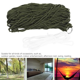Mesh Hammock, Multi-Functional Hammock Sleeping Net Bed for Hiking Single Person Mesh Hammock for Outdoor Garden