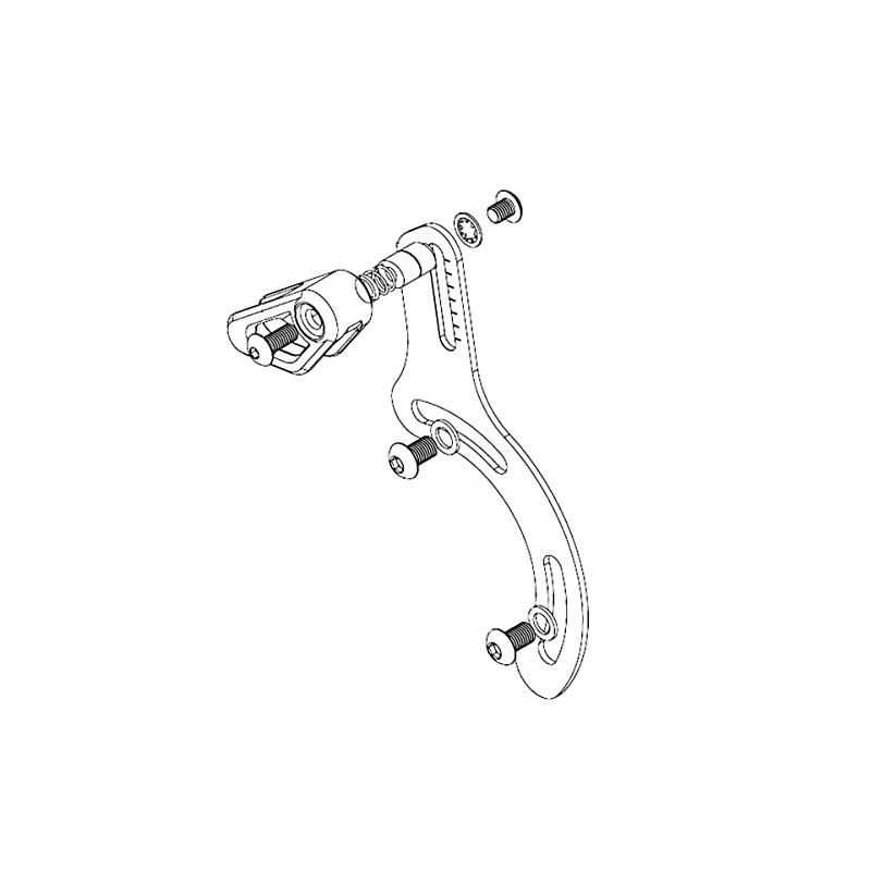 Reverse Electric Chain Guide for Bosch Generation 4