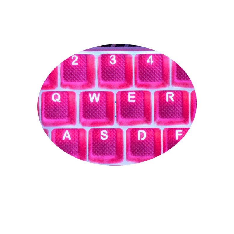 TAI-HAO Rubber Gaming Backlit Keycaps Set - 22 Keys Compatible