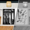 Conflech Silverware Organizer Bamboo Kitchen Drawer Organizer Utensil Organizer Silverware