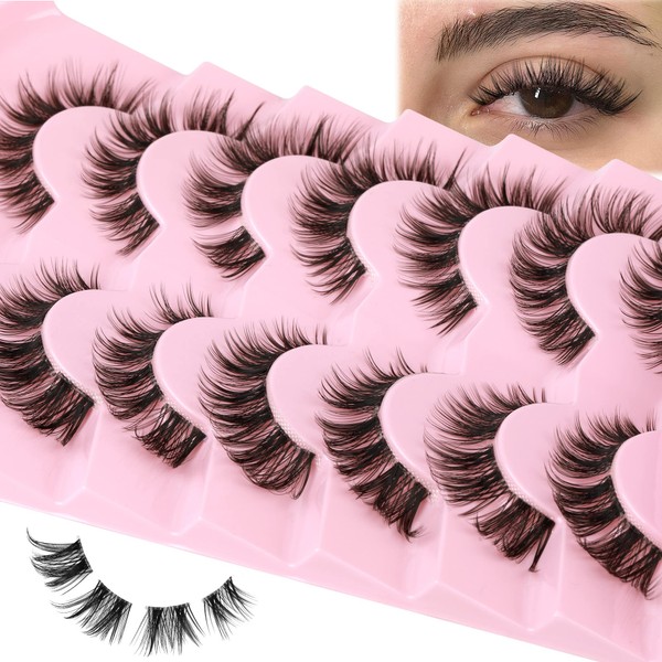 ALICE Cluster Lashes 56 Wisps DIY Lashes Natural Look Cat