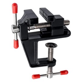 Mini Bench Vise, Bestgle Universal Vise Clamp 35mm Protable Work Bench Vise Clamp for Small Work Crafts Finishing Jewelry DIY Repair Tools
