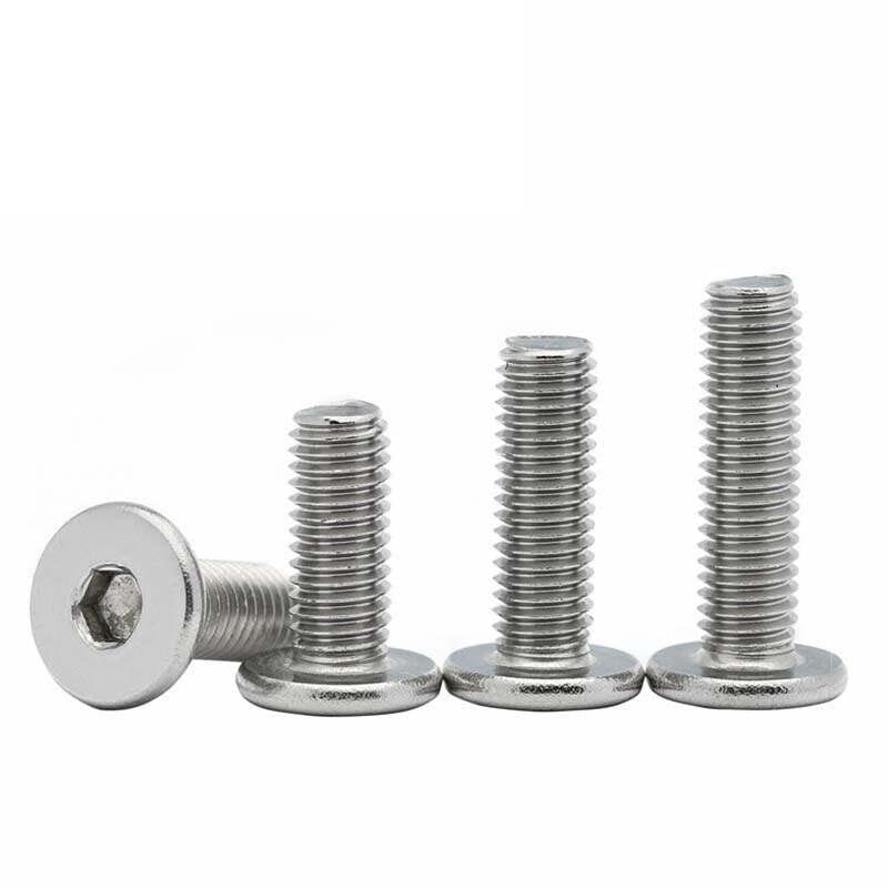 Low Profile Thin Head Stainless Steel Bolts Hex Head 6-30mm