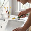 DUJINDENT Dolphin Gold Extra Soft Toothbrush Manual Long Flossing Bristle,