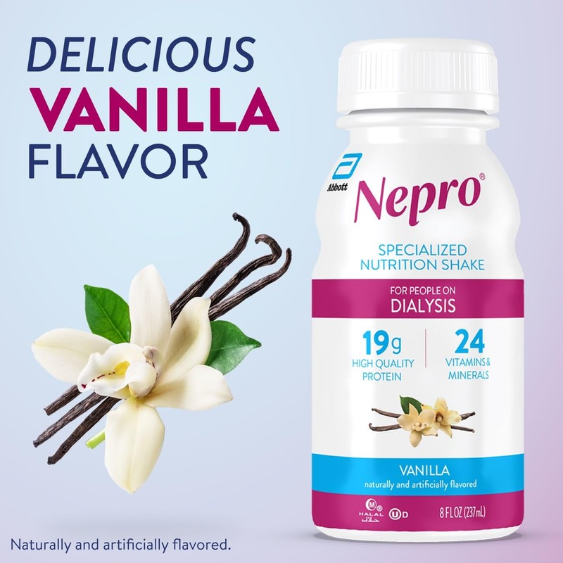Nepro Nutrition Shake for People on Dialysis, 19g Protein, 420