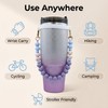 Sport Water Bottle Handle Sling Carriers Tumbler Strap (Purple)