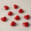 CGB Giftware | Pack of 8 Red Glass Heart Decorations