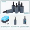 Pawfly Aquarium 1 Inch Air Stone Cylinder Grey Bubble Diffuser