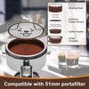 ColoMira 58.5mm Espresso Puck Screen, 3Pcs Coffee Filter Screens Set,