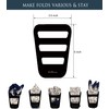 Pocket Square Holder, Keeps Handkerchiefs in Place and Shaped, Suit