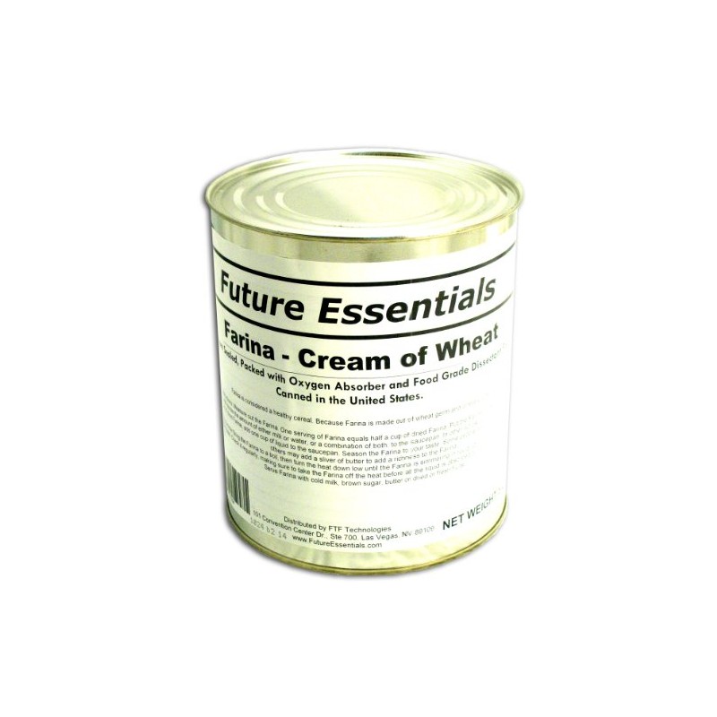 Farina/ Creamy Wheat Breakfast Cereal #10 Can