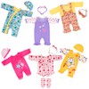 WONDOLL 6 Sets 14-16 Inch Baby Doll Clothes, New Born