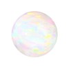 Piercingline® Synthetic Opal Screw Ball with Surgical Steel Thread
