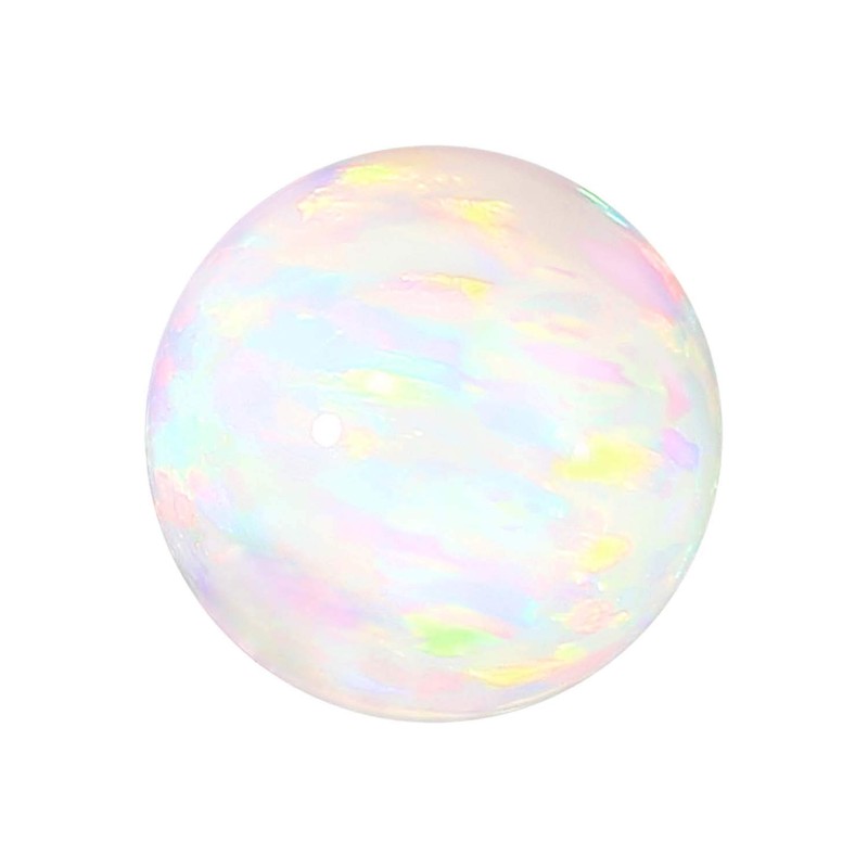Piercingline® Synthetic Opal Screw Ball with Surgical Steel Thread