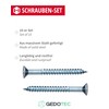 Gedotec Screw Set for Perforated Transition Profiles and End Profiles,