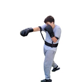 Shadow Boxing, At Home Boxing Equipment, Boxing Arm Trainer, Boxing Workout, [XTRM Pro Coaching], Auto-Corrector, For Adults & Kids, No Resistance, Sparring Equipment with Boxing BandsShadow Boxing, At Home Boxing Equipment, Boxing Arm Trainer, Boxing Wo