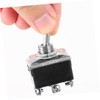 Mikinona 2pcs Heavy Duty Rocker Toggle Switch with Safety Cover