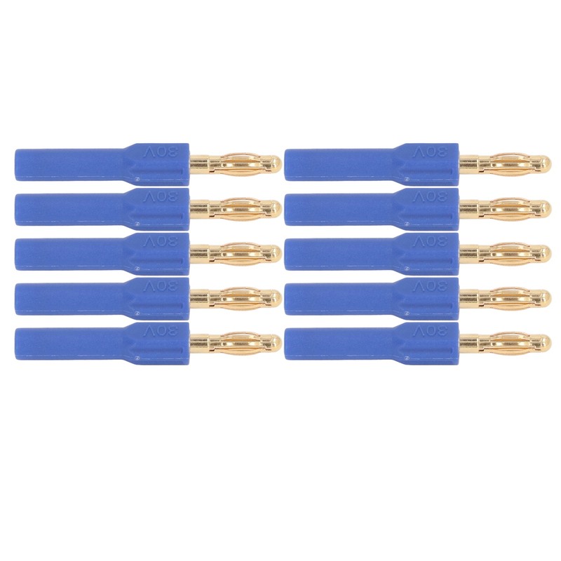 10Pcs Banana Plug 4.0mm Male to 2mm Female Connector 30V