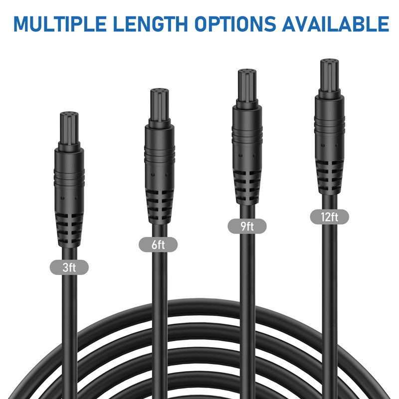 YQMAJIM 5Pin Dash Cam Rear View Extension Cable (3Ft 5P)