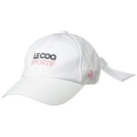 Le Coq Sportif Golf QGCVJC03W Women's Cap, Absorbent, Quick Drying, Antibacterial, Odor Resistant, Golf, WH00 (white)