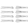 Stainless Steel Dessert Tongs,Perfect for BBQ, Steak Bread Buffet Salad