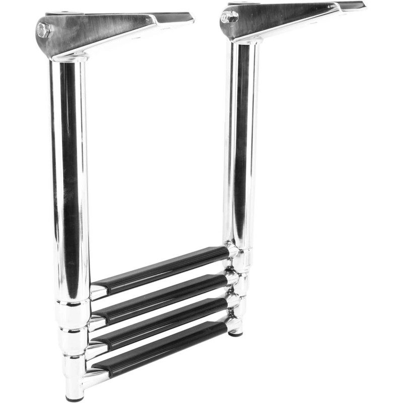 Amarine Made 4 Steps Boat Ladder Pontoon Telescoping Stainless Marine