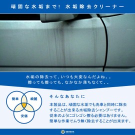 Kingdom, Car Wash 9171-015 Water Scale Removal, Ultra Fine Abrasive, Light Color, Strong, 5.1 fl oz (150 ml), Car Shampoo, Professional Specifications, Car Wash Supplies