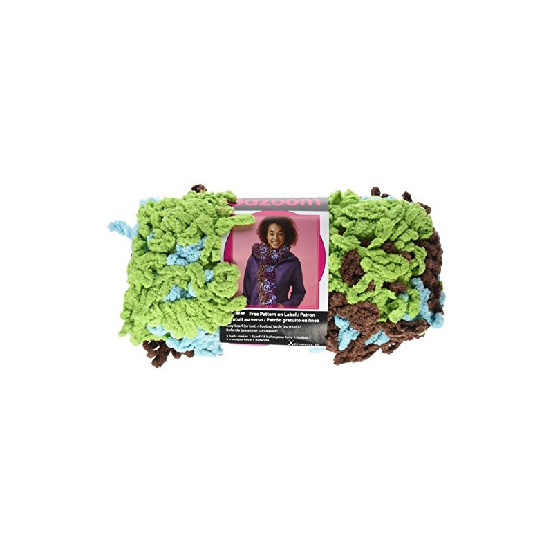 Spinrite Gazoom Yarn, Lime Truffle