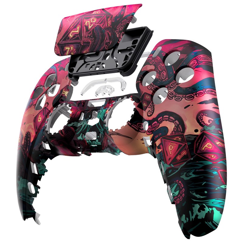 eXtremeRate Treasure of Abyss Front Shell with Touchpad Compatible with