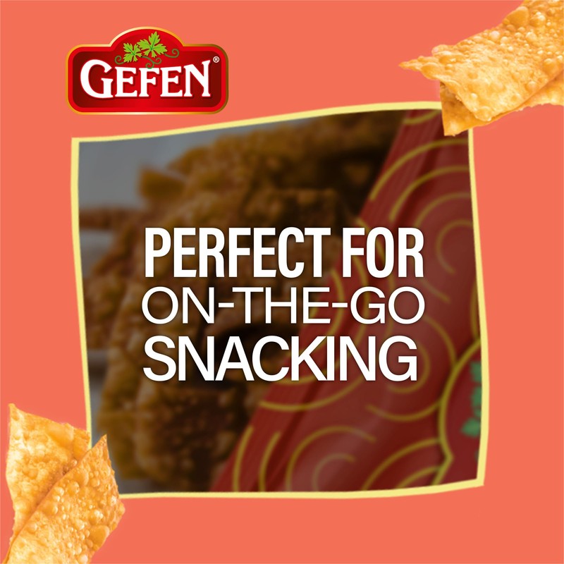 Gefen Gluten Free Wonton Chips, 1oz (6 Pack) Crispy Wonton