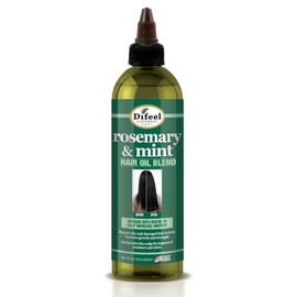 Difeel Aceite Premium Para El Cabello De Romero Y Menta Con Biotina 8 Oz. - Elaborado Con Aceite Natural De Menta Y Romero Para El Crecimiento Del... 
