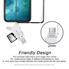 SD Card Reader for iPhone/ipad/Android/Mac/Computer/Camera,4 in1 Micro SD Card Reader