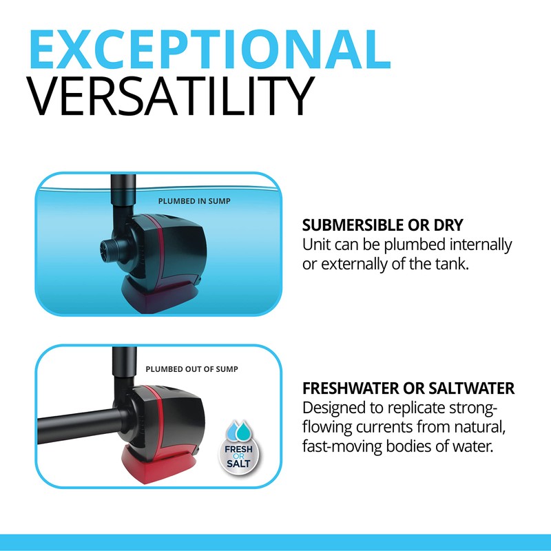 Fluval Sea SP4 Sump Pump for Freshwater & Saltwater Aquariums,