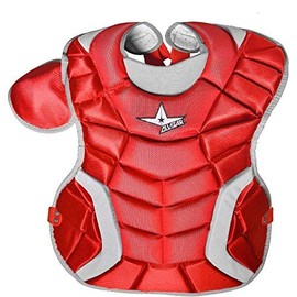 All Star Youth System 7 Chest Protectors 15.5 Scarlet